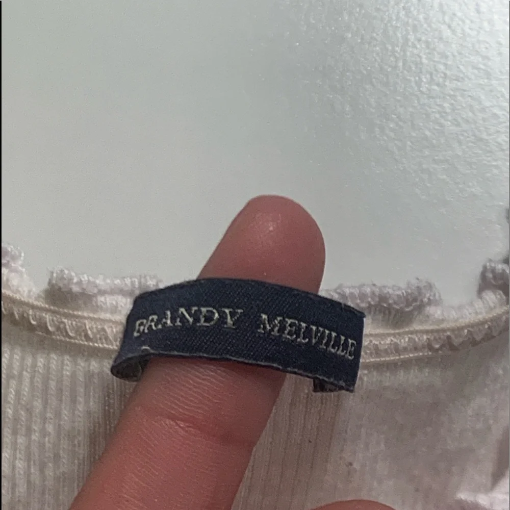 Brandy Melville White Tank Top Cami - Picture 4 of 8